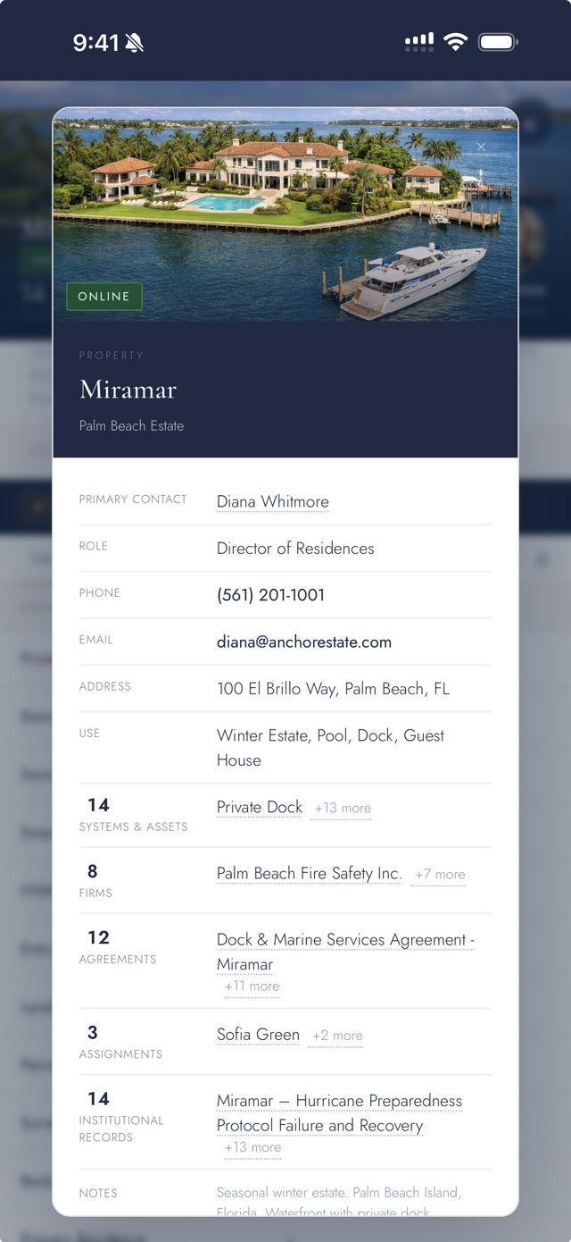 Miramar – property record.